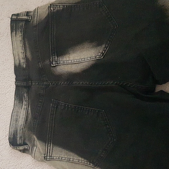 Tie Dye Basic High Rise Jeans - Picture 3 of 4